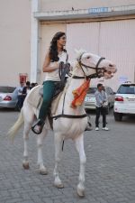 Ileana D Cruz snapped riding horse for Phata Poster Nikla Hero in Mehboob, Mumbai on 24th Jan 2013 (9).JPG