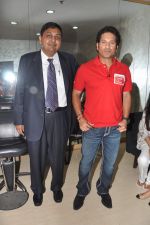 Sachin Tendulkar at NDTV Support My school 9am to 9pm campaign which raised 13.5 crores in Mumbai on 3rd Feb 2013 (69).JPG