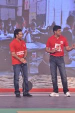 Sachin Tendulkar at NDTV Support My school 9am to 9pm campaign which raised 13.5 crores in Mumbai on 3rd Feb 2013 (8).JPG