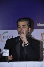 Karan johar at FICCI frames press meet in Mumbai on 18th Feb 2013 (25).JPG
