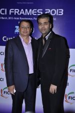 Karan johar at FICCI frames press meet in Mumbai on 18th Feb 2013 (30).JPG