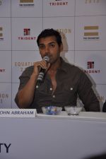 John Abraham at Equation auction press meet in Mumbai on 19th Feb 2013 (44).JPG
