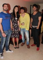 mudasir ali, hrishitaa bhatt, kapil sharma and yuvaraj parashar at Sanjay Sharma_s birthday bash in Mumbai on 13th March 2013.jpg