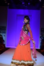 Gauhar Khan walks the ramp for Joy Mitra Show at Wills Lifestyle India Fashion Week 2013 Day 3 in Mumbai on 15th March 2013 (64).JPG