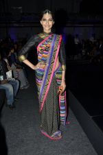 Sonam Kapoor at Manish Arora Show Garnd Finale at Wills Lifestyle India Fashion Week 2013 Day 5 in Mumbai on 17th March 2013 (79).JPG