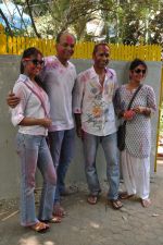 Ashutosh Gowariker, Sunita Gowariker at Shabana Azmi and Javed Akhtar Holi Celebration in Mumbai on 27th March 2013 (56).JPG