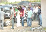 Sanjay Dutt snapped on the sets of Policegiri in Kamalistan, Mumbai on 28th March 2013 (2).JPG