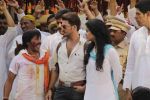 Neil Nitin Mukesh and Tina Desae on location of film Dussehra in Pune on 1st April 2013 (55).jpg