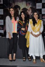 Huma Qureshi, Ekta Kapoor, Konkona Sen Sharma at the Promotion of Ek Thi Daayan at Fever 104 FM in Novotel, Mumbai on 3rd April 2013 (35).JPG