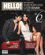 SRK & Gauri Khan on the Cover of Hello! April Anniversary Issue.jpg