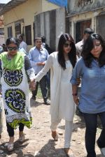 Priyanka Chopra visits spotboy_s funeral in Malad, Mumbai on 23rd April 2013 (8).JPG