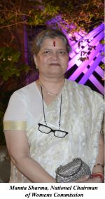 Mamta Sharma, National Chairman of Womens Commission at the Reception of Jai Singh and Shradha Singh on 7th May 2013.jpg