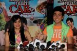 Adah Sharma and Dev Goel at the press conference of Hum Hai Raahi Car Ke in Suburban Lounge, Mumbai on 11th May 2013 (8).jpg