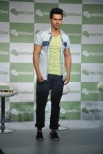 Varun Dhawan launch WeChat in India in Taj Colaba, Mumbai on 14th May 2013 (56).JPG