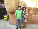Rajan Verma with Hrishita  Bhatt at WaterKingdom on 29th May 2013 (2).jpg