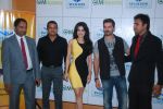 Mr. Mahesh Chakankar, Amit Singh, Ameesha Patel, Neil Nitin Mukesh & Prashant Mishra Ameesha Patel, Neil Nitin Mukesh at the launch of Jaipur Premier League Season 2 in Mumbai on 6th June 2013 (2).jpg