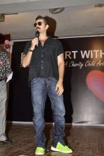 Neil Mukesh at Shortcut Romeo promotions with kids in Vidya Nidhi School, Mumbai on 9th June 2013 (2).JPG