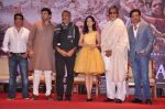 Amitabh Bachchan, Manoj Bajpai, Kishan Kumar, Amrita Rao, Prakash Jha, Siddharth Roy Kapur at Trailer launch of Satyagraha in Mumbai on 26th June 2013 (76).JPG