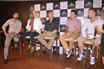 John Abraham and Boxing champion David Haye at the press conference announcing fitness Franchise in Escobar, Bandra, Mumbai on 26th June 2013 (21).JPG