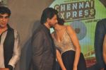 Deepika Padukone, Shahrukh Khan at the Music Launch of Chennai Express in Mumbai on 3rd July 2013 (40).JPG