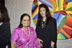 sarayu doshi with indu sahani at Bose Krisnmachari art event at Gallery 7 in Mumbai on 20th July 2013.JPG