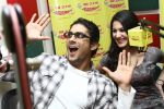 Prateik Babbar and Amyra Dastur at Radio Mirchi Mumbai studio for promotion of their upcoming movie Issaq on 24th July 2013 (8).JPG