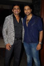 Anuj Saxena-nikhil arya at Rajan Shahi_s Bash in Mumbai on 30th July 2013.jpg