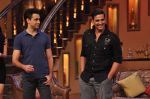 Akshay Kumar, Imran Khan promote Once upon a time in Mumbai Dobara on the sets of Comedy Nights with Kapil in Filmcity on 1st Aug 2013 (114).JPG