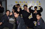 Javed Jaffrey training Ninja kids for his show Ninja Warrior on Hungama TV in Laaram Shopping Centre, Andheri on 1st Aug 2013 (99).JPG