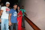 Veena Malik with her co-star Akshay at first day first show of Silk Sakkath Hot Maga at Bangalore6.jpg