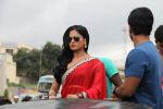 Veena Malik with her co-star Akshay at first day first show of Silk Sakkath Hot Maga at Bangalore9.jpg