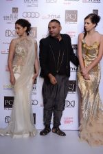 Aditi Rao Hydari, Kalki Koechlin on day 5 at PCJ Delhi Couture week 2013 press meets on 4th Aug 2013 (26).JPG