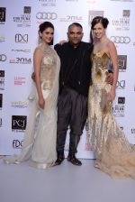 Aditi Rao Hydari, Kalki Koechlin on day 5 at PCJ Delhi Couture week 2013 press meets on 4th Aug 2013 (34).JPG