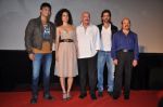 Hrithik Roshan, Kangana Ranaut, Vivek Oberoi, Rakesh Roshan at Krishh 3 Trailer launch in PVR ECX, Mumbai on 5th Aug 2013 (46).JPG