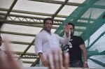 Salman Khan snapped on Eid day on 9th Aug 2013 (1).JPG