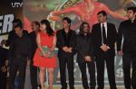 Shahrukh Khan, Rohit Shetty, Siddharth Roy Kapur, Raju Srivastava, Nikitin Dheer at Chennai Express success bash in Mumbai on 22nd Aug 2013 (18).JPG