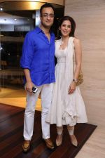 Abhay Soie with wife at RRO Gucci event in Trident Hotel, Mumbai on 23rd Aug 2013.jpg