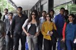 Priyanka Chopra, Madhuri Dixit return from Durban in Mumbai Airport on 8th Sept 2013 (26).JPG