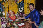 Shreyas Talpade celebrate Ganesh Chaturthi in Mumbai on 9th Sept 2013 (56).JPG