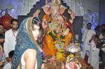 Priyanka Chopra visit Andheri Cha Raja in Mumbai on 14th Sept 2013 (135).JPG