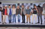 Farhan Akhtar, Ritesh Sidhwani, Ali Fazal,Pulkit Samrat, Varun Sharma, Manjot singh at Fukrey Game Launch in Mumbai on 12th Oct 2013 (24)_525a351f9e7f2.JPG