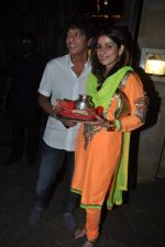 Bhavna Pandey, Chunky Pandey at Karva Chauth celebration at Anil Kapoor_s residence in Mumbai on 22nd Oct 2013 (75)_5268c9f9a6451.JPG