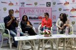 Milind Soman, Gul Panag, RJ Malishka at Pinkathon women_s run press meet in Olive, Bandra, Mumbai on 8th Nov 2013 (45)_527daab09e5b0.JPG