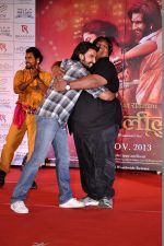 Ranveer Singh, Ganesh Acharya at the Promotion of film Ram-Leela in Mumbai on 10th Nov 2013 (223)_52809ac93d494.JPG