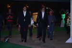 Amitabh Bachchan, Abhishek Bachchan at Vishesh Bhatt_s Wedding Reception in Taj Land_s End, Bandra, Mumbai on 28th Nov 2013 (190)_52983c7410360.JPG