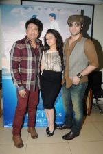 Shekhar Suman (Director), Ariana Ayam (Actress), with Adhyayan Suman (Actor) during the promotions of upcoming film HEARTLESS at Thakur College _52a7cea9cafbe.JPG