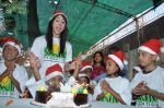 Lauren Gottlieb joined the children as a Santa enhancing their festive spirit in Mumbai on 24th Dec 2013 (19)_52ba54aa6d837.JPG