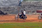 Salman Khan snapped with Sajid Nadiadwala on a bike at his Panvel farm on his bday on 27th Dec 2013 (6)_52be4922a4838.JPG
