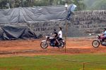 Salman Khan snapped with Sajid Nadiadwala on a bike at his Panvel farm on his bday on 27th Dec 2013 (7)_52be492302380.JPG
