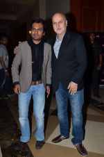 nawazuddin siddiqui, Anupam Kher at Screen Awards Nomination Party in J W Marriott, Mumbai on 7th Jan 2014 (125)_52ce32a8c4eb0.JPG